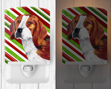 Load image into Gallery viewer, Beagle Candy Cane Holiday Christmas Ceramic Night Light SC9329CNL