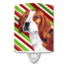 Load image into Gallery viewer, Beagle Candy Cane Holiday Christmas Ceramic Night Light SC9329CNL