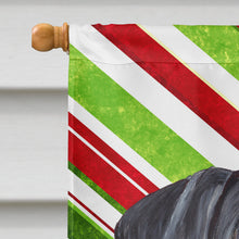 Load image into Gallery viewer, Doberman Candy Cane Holiday Christmas Flag Canvas House Size