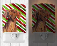Load image into Gallery viewer, Vizsla Candy Cane Holiday Christmas Ceramic Night Light SC9338CNL