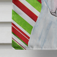 Load image into Gallery viewer, Pit Bull Candy Cane Holiday Christmas Flag Canvas House Size