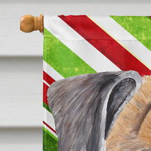Load image into Gallery viewer, Boxer Candy Cane Holiday Christmas Flag Canvas House Size