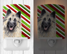 Load image into Gallery viewer, Belgian Tervuren Candy Cane Holiday Christmas Ceramic Night Light SC9352CNL