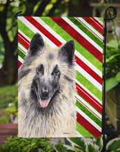 Load image into Gallery viewer, Belgian Tervuren Candy Cane Holiday Christmas Garden Flag – Decorative Outdoor Yard Flag