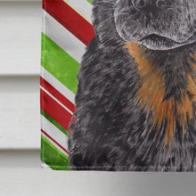 Load image into Gallery viewer, Australian Cattle Dog Candy Cane Holiday Christmas Flag Canvas House Size
