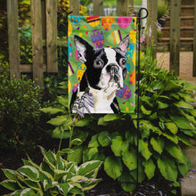 Load image into Gallery viewer, Boston Terrier Easter Eggtravaganza Garden Flag - Outdoor Decorative Yard Flag