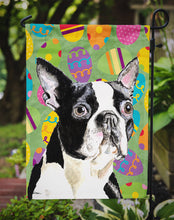 Load image into Gallery viewer, Boston Terrier Easter Eggtravaganza Garden Flag - Outdoor Decorative Yard Flag