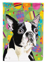 Load image into Gallery viewer, Boston Terrier Easter Eggtravaganza Garden Flag - Outdoor Decorative Yard Flag