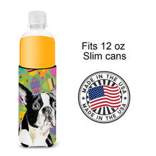 Load image into Gallery viewer, Boston Terrier Easter Eggtravaganza Slim Can Hugger – Fun &amp; Functional Drink Coolers SC9440MUK
