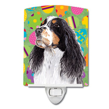 Load image into Gallery viewer, Springer Spaniel Easter Eggtravaganza Ceramic Night Light SC9441CNL