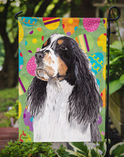 Load image into Gallery viewer, Springer Spaniel Easter Eggtravaganza Garden Flag - Outdoor Decorative Yard Flag