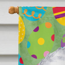 Load image into Gallery viewer, Bichon Frise Easter Eggtravaganza Flag Canvas House Size
