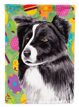 Load image into Gallery viewer, Border Collie Easter Eggtravaganza Flag Canvas House Size