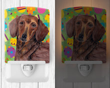 Load image into Gallery viewer, Dachshund Easter Eggtravaganza Ceramic Night Light SC9448CNL