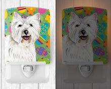 Load image into Gallery viewer, Westie Easter Eggtravaganza Ceramic Night Light SC9450CNL