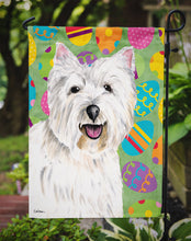 Load image into Gallery viewer, Westie Easter Eggtravaganza Garden Flag - Outdoor Decorative Yard Flag