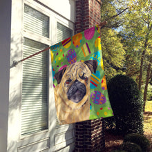 Load image into Gallery viewer, Pug Easter Eggtravaganza Flag Canvas House Size