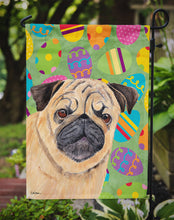 Load image into Gallery viewer, Pug Easter Eggtravaganza Garden Flag - Outdoor Decorative Yard Flag