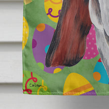 Load image into Gallery viewer, Basset Hound Easter Eggtravaganza Flag Canvas House Size