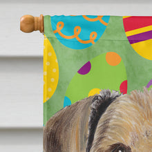 Load image into Gallery viewer, Airedale Easter Eggtravaganza Flag Canvas House Size