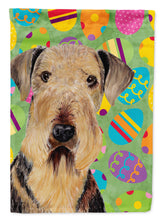 Load image into Gallery viewer, Airedale Easter Eggtravaganza Garden Flag - Outdoor Decorative Yard Flag