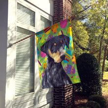Load image into Gallery viewer, Doberman Easter Eggtravaganza Flag Canvas House Size