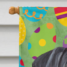 Load image into Gallery viewer, Doberman Easter Eggtravaganza Flag Canvas House Size