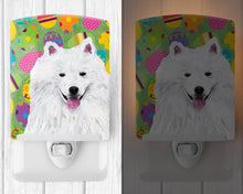 Load image into Gallery viewer, American Eskimo Easter Eggtravaganza Ceramic Night Light SC9459CNL
