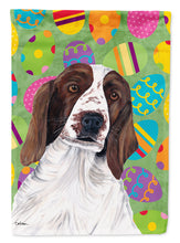Load image into Gallery viewer, Welsh Springer Spaniel Easter Eggtravaganza Flag Canvas House Size
