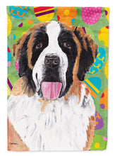 Load image into Gallery viewer, Saint Bernard Easter Eggtravaganza Flag Canvas House Size