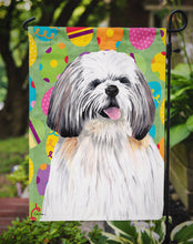 Load image into Gallery viewer, Shih Tzu Easter Eggtravaganza Garden Flag - Outdoor Decorative Yard Flag