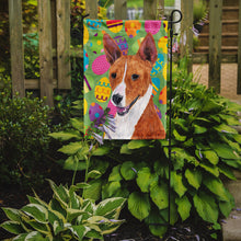 Load image into Gallery viewer, Basenji Easter Eggtravaganza Garden Flag - Outdoor Decorative Yard Flag