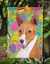 Load image into Gallery viewer, Basenji Easter Eggtravaganza Garden Flag - Outdoor Decorative Yard Flag