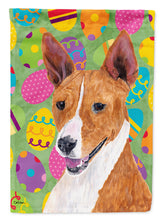 Load image into Gallery viewer, Basenji Easter Eggtravaganza Garden Flag - Outdoor Decorative Yard Flag
