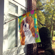 Load image into Gallery viewer, Cavalier Spaniel Easter Eggtravaganza Flag Canvas House Size