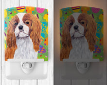 Load image into Gallery viewer, Cavalier Spaniel Easter Eggtravaganza Ceramic Night Light SC9474CNL