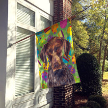 Load image into Gallery viewer, German Shorthaired Pointer Easter Eggtravaganza Flag Canvas House Size