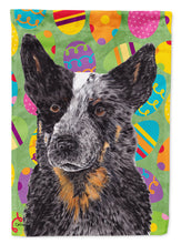 Load image into Gallery viewer, Australian Cattle Dog Easter Eggtravaganza Garden Flag - Outdoor Decorative Yard Flag