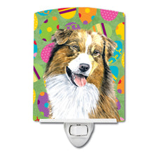 Load image into Gallery viewer, Australian Shepherd Easter Eggtravaganza Ceramic Night Light SC9477CNL