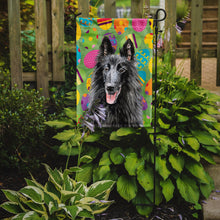 Load image into Gallery viewer, Belgian Sheepdog Easter Eggtravaganza Garden Flag - Outdoor Decorative Yard Flag