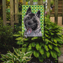 Load image into Gallery viewer, Akita St. Patrick's Day Shamrock Garden Flag – Decorative Outdoor Yard Flag SC9483GF