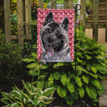 Load image into Gallery viewer, Akita Hearts Love and Valentine's Day Garden Flag – Decorative Outdoor Yard Flag SC9484GF