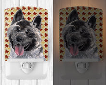 Load image into Gallery viewer, Akita Fall Leaves Ceramic Night Light SC9485CNL
