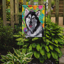 Load image into Gallery viewer, Alaskan Malamute Easter Eggtravaganza Garden Flag - Outdoor Decorative Yard Flag SC9489GF