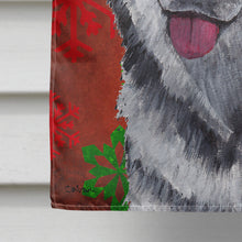 Load image into Gallery viewer, Alaskan Malamute Red Snowflakes Holiday Christmas  Flag Canvas House Size SC9492CHF