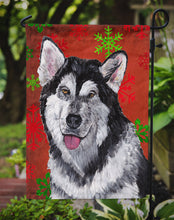 Load image into Gallery viewer, Alaskan Malamute Red Snowflakes Holiday Christmas Garden Flag - Outdoor Decorative Yard Flag SC9492GF