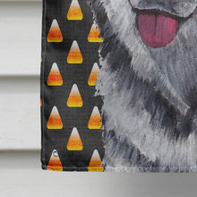 Load image into Gallery viewer, Alaskan Malamute Candy Corn Halloween Flag Canvas House Size SC9496CHF