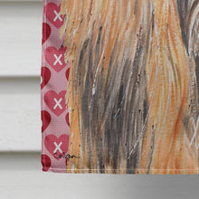Load image into Gallery viewer, Afghan Hound Hearts Love and Valentine's Day Flag Canvas House Size SC9503CHF