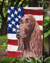 Load image into Gallery viewer, Irish Setter USA American Flag Garden Flag – Decorative Outdoor Yard Flag