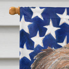 Load image into Gallery viewer, Brussels Griffon USA American Flag Flag Canvas House Size